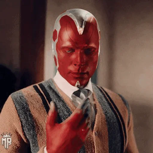 📺 Стикер «Vision Paul Bettany» для Telegram