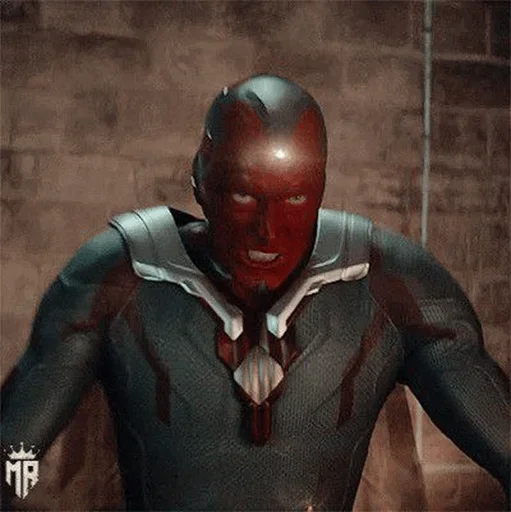 📺 Стикер «Vision Paul Bettany» для Telegram