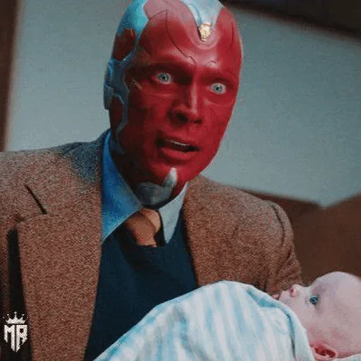 📺 Стикер «Vision Paul Bettany» для Telegram