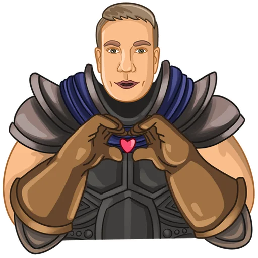 ❤️ Стикер «Vitalya WoW» для Telegram