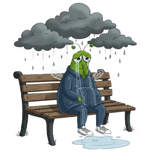 😭 Стикер «Жизнь Витька» для Telegram