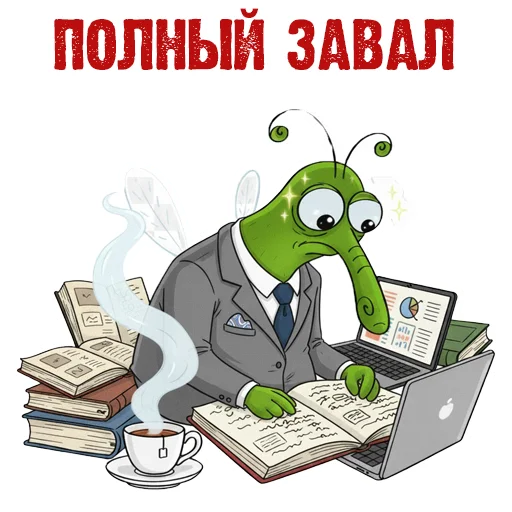 😵‍💫 Стикер «Жизнь Витька» для Telegram