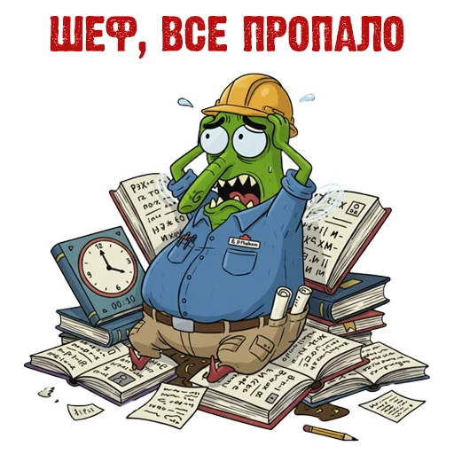 😰 Стикер «Жизнь Витька» для Telegram