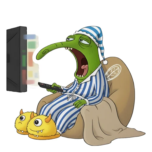 🥱 Стикер «Жизнь Витька» для Telegram
