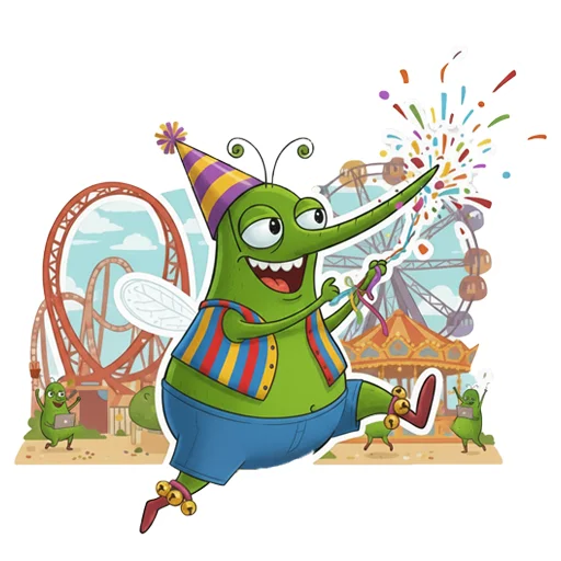 🥳 Стикер «Жизнь Витька» для Telegram
