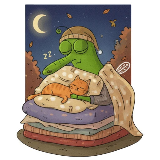 😴 Стикер «Жизнь Витька» для Telegram
