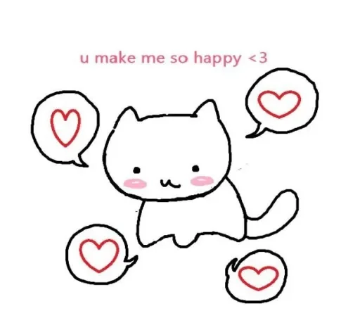 🤍 Стикер «LOVELOVELOVE» для Telegram