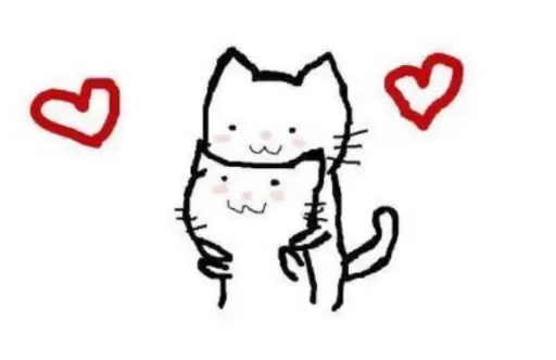 🤍 Стикер «LOVELOVELOVE» для Telegram