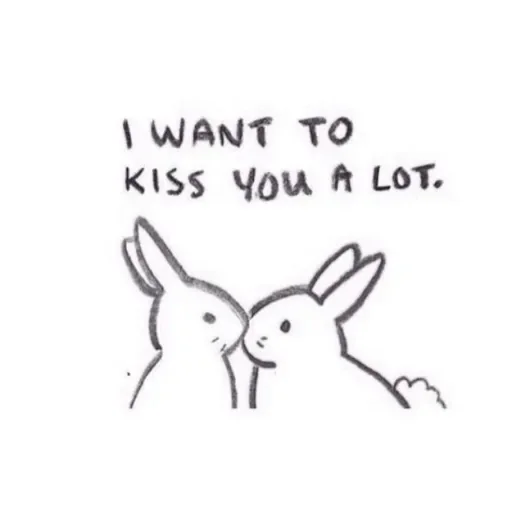 🐰 Стикер «LOVELOVELOVE» для Telegram