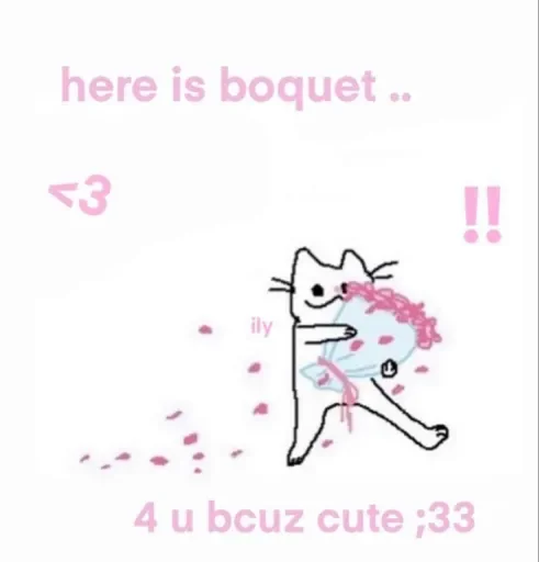 🤍 Стикер «LOVELOVELOVE» для Telegram
