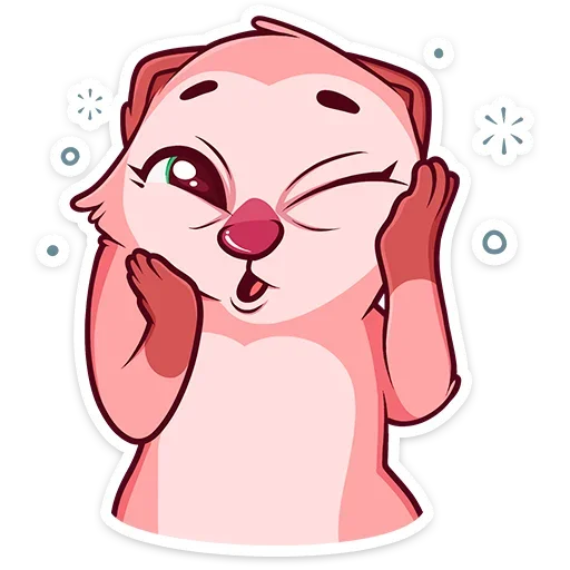 😉 Стикер «Виви и Уттер» для Telegram