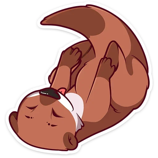 😛 Стикер «Виви и Уттер» для Telegram