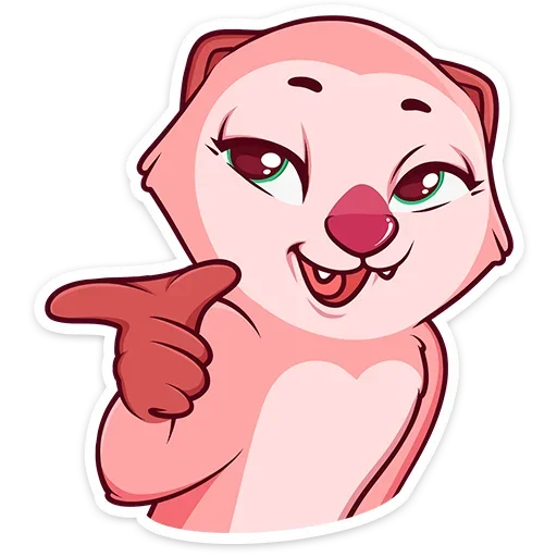 😉 Стикер «Виви и Уттер» для Telegram