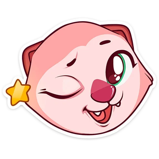 😉 Стикер «Виви и Уттер» для Telegram