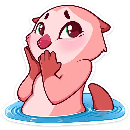 😧 Стикер «Виви и Уттер» для Telegram