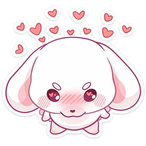 🥰 Стикер «Очаровашка Виви летит к вам, чтобы скорее подружиться» для Telegram