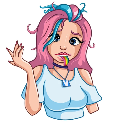 😝 Стикер «Ви Няша» для Telegram