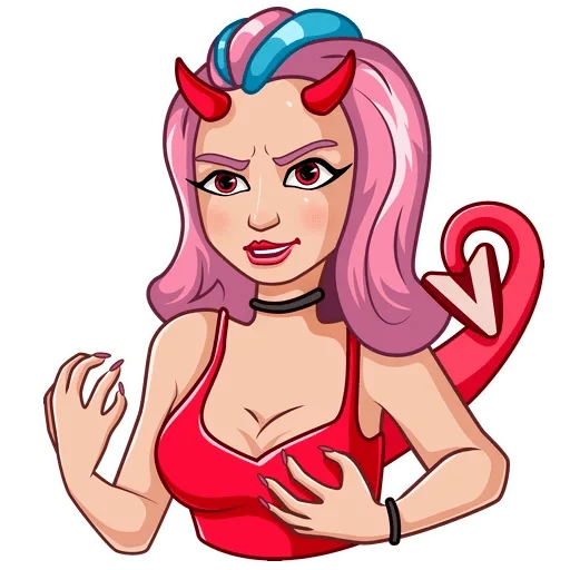 👿 Стикер «Ви Няша» для Telegram