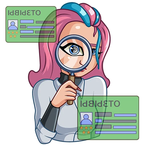 🔎 Стикер «Ви Няша» для Telegram
