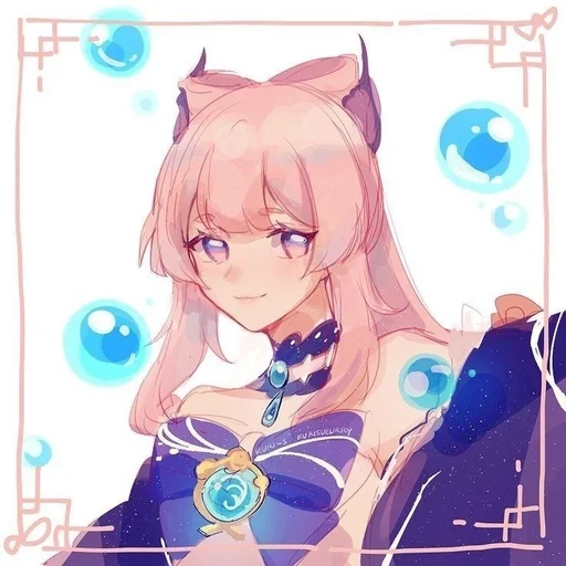 💝 Стикер «Kokomi Sangonomiya» для Telegram