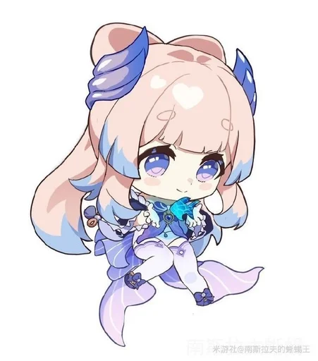 💝 Стикер «Kokomi Sangonomiya» для Telegram