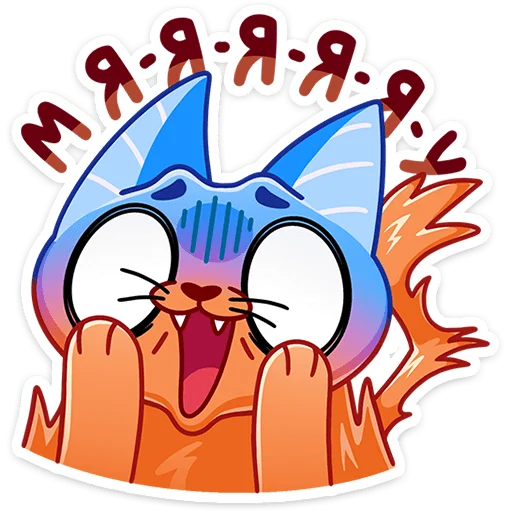 🙀 Стикер «Вжух и Малевич - персонажи конкурса «Большая перемена»» для Telegram