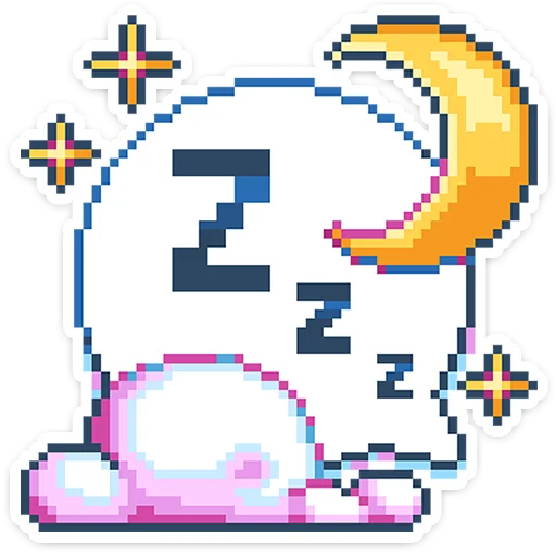 Стикер 5 8-bit