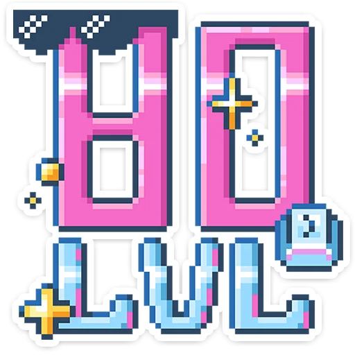 Стикер 39 8-bit
