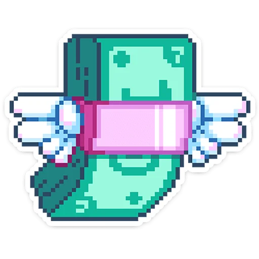 Стикер 7 8-bit