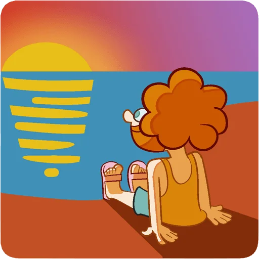 🌅 Стикер «Милый Славик Без Текста» для Telegram
