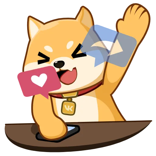 ❤️ Стикер «Акио» для Telegram