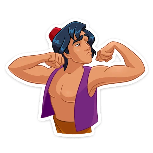 💪 Стикер «Аладдин» для Telegram