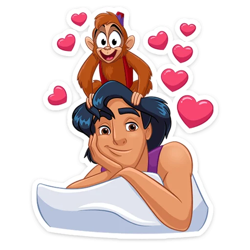🥰 Стикер «Аладдин» для Telegram