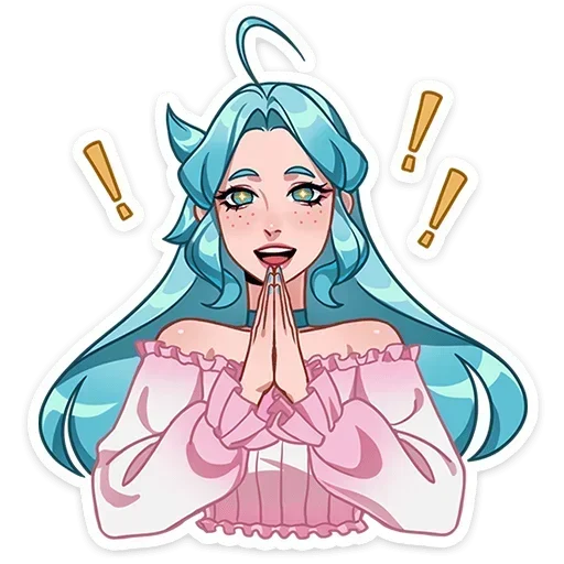 😯 Стикер «Альма» для Telegram