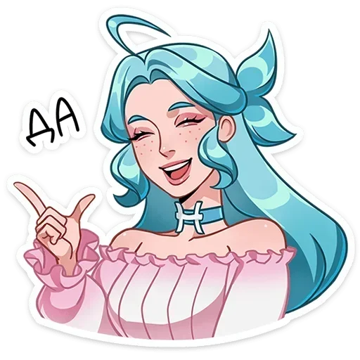 🙂‍↕️ Стикер «Альма» для Telegram