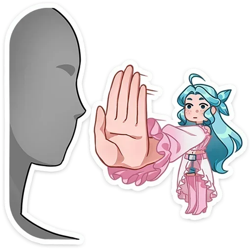 🫸 Стикер «Альма» для Telegram