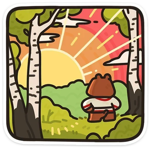 🌅 Стикер «Андрюшка» для Telegram