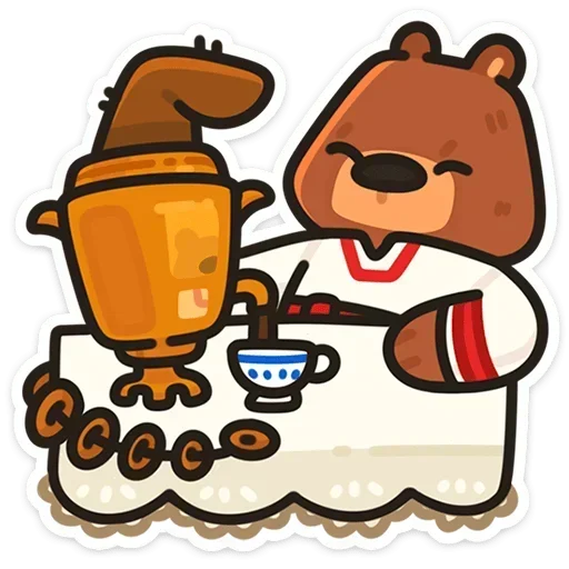 🫖 Стикер «Андрюшка» для Telegram