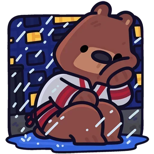 🌧 Стикер «Андрюшка Без Текста» для Telegram
