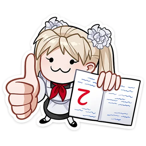 👍 Стикер «Анечка» для Telegram