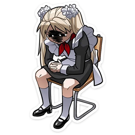 😶 Стикер «Анечка» для Telegram