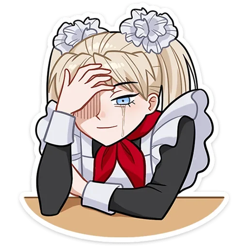 😭 Стикер «Анечка» для Telegram