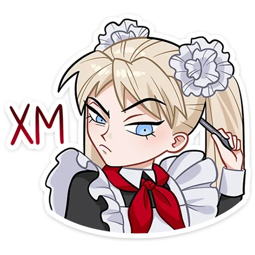 😒 Стикер «Анечка» для Telegram