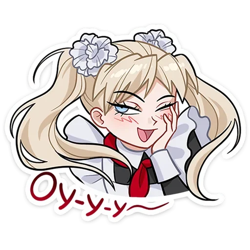 😄 Стикер «Анечка» для Telegram