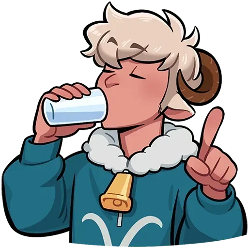 ☕ Стикер «Ариес Без Текста» для Telegram