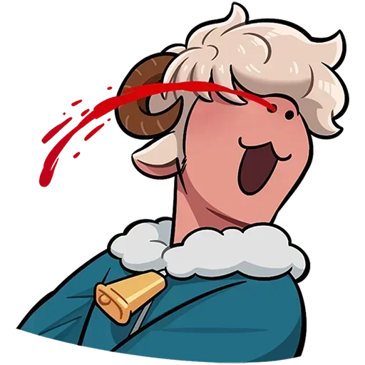 🩸 Стикер «Ариес Без Текста» для Telegram