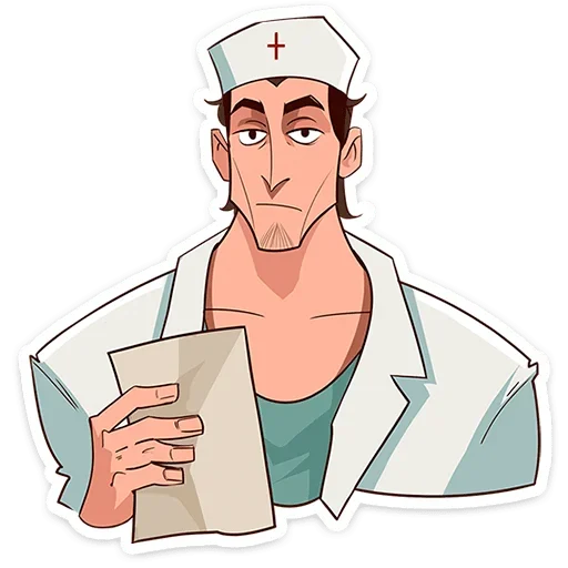 👨‍⚕️ Стикер «Арни» для Telegram