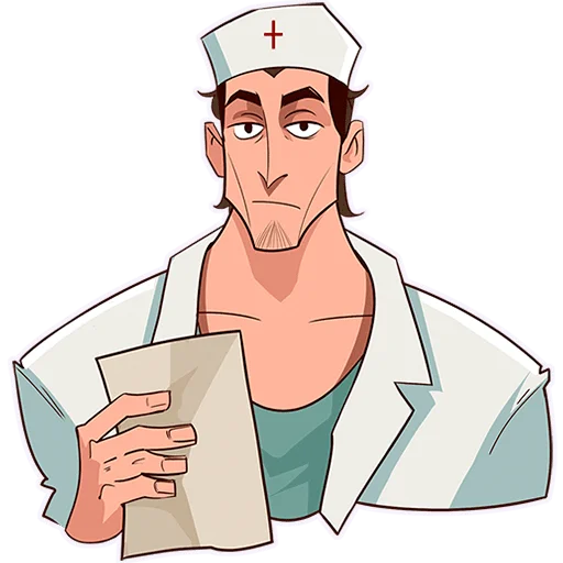👨‍⚕️ Стикер «Арни без текста» для Telegram