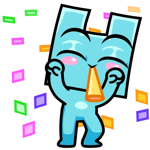🥳 Стикер «Эш» для Telegram