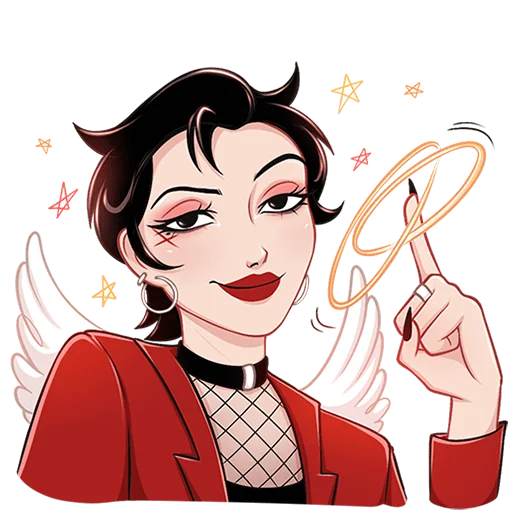 😇 Стикер «Азазель Без Текста» для Telegram